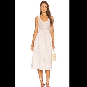 NWOT Ulla Johnson Lilith ribbed tiered midi dress